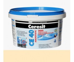 Затирка цементная Церезит CE 40 aquastatic 41 Натура 2 кг