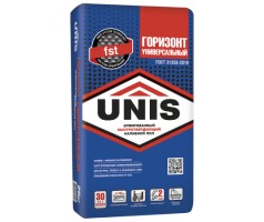 Наливной пол универсальный  самовыравнивающийся быстротвердеющий армированный Юнис Горизонт 20 кг