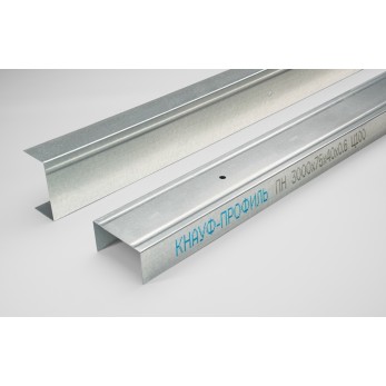 Профиль направляющий ПН-4 75х40 0,60 мм 3 м Кнауф