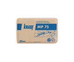 Штукатурка гипсовая машинного нанесения белая Knauf МП-75 30 кг