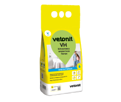 Шпаклевка цементная финишная белая Ветонит VH 20кг