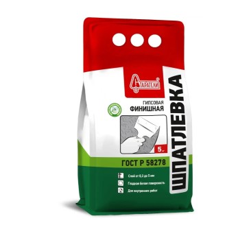 Шпаклевка гипсовая финишная белая Старатели 20кг 