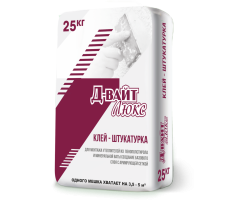 Штукатурно-клеевая смесь для теплоизоляции Д-Вайт люкс 25 кг