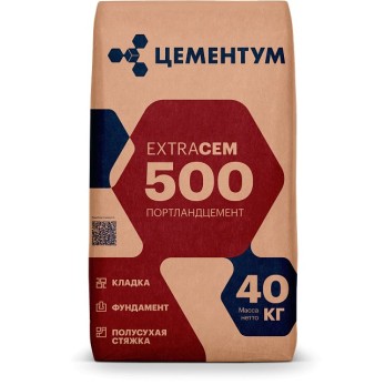Цемент Цементум М500 Д20 ЦЕМ II/A-И 42,5 40 кг