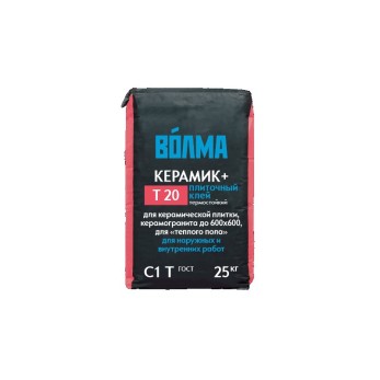Клей для плитки Волма Керамик Плюс класс С1 Т 25кг