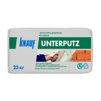 Штукатурка цементная фасадная Кнауф Унтерпутц 25 кг