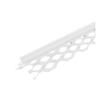 Уголок ПВХ для мокрых штукатурок "6" 3,0 м