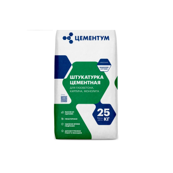 Штукатурка цементная Цементум 25кг