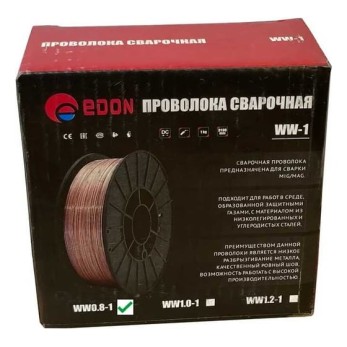 Сварочная проволока омеднённая "Edon WW0.8-1"