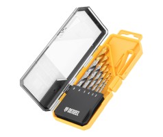Набор сверл по металлу, 2-8мм, Р6М5-TiN, Golden Tip, 6 шт Denzel