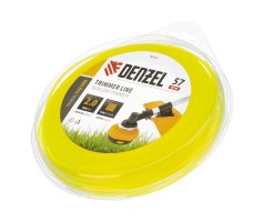 Леска для триммера, квадрат 2 мм х 57 м, блистер Flex cord Denzel