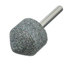 Шарошка абразивная, конус, для дрели, 25 x 25 мм, хвостовик d6 мм, 63С Denzel