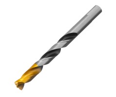 Сверло спиральное по металлу 12 x 151мм, Р6М5, Golden Tip, многогранная заточка Denzel