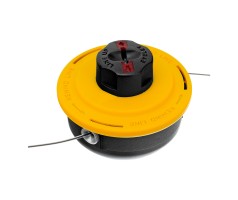 Катушка триммерная полуавтоматическая, легкая заправка лески, гайка M8x1.25, винт M8-M8 Denzel