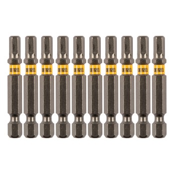 Бита HEX 5х50, сталь S2, шестигранный профиль, 10 шт. Е 6,3 Denzel