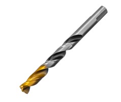 Сверло спиральное по металлу 11 x 142мм, Р6М5, Golden Tip, многогранная заточка Denzel