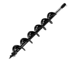 Шнек для грунта ER-100, диаметр 100 мм, длина 800 мм,соединение 20 мм, съемный нож Denzel