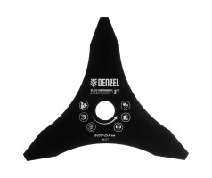 Диск для триммера, 255 х 25,4 3 лезвия Denzel