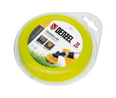 Леска для триммера, квадрат 3 мм х 15 м, блистер Flex cord Denzel