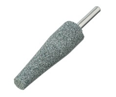Шарошка абразивная, конус удлиненный, для дрели (ПШМ), 19 x 60 мм, хвостовик d6 мм, 63С Denzel