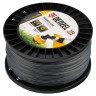 Леска для триммера двухкомпонентная круглая, 2,4мм х 192м, на DIN катушке EXTRA CORD Denzel