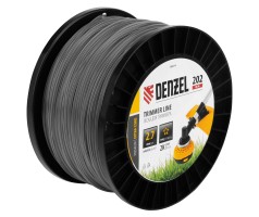 Леска для триммера двухкомпонентная звезда, 2,7мм х 202м, на DIN катушке EXTRA CORD Denzel