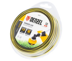Леска для триммера двухкомпонентная квадратная, 3,0мм х 12м, блистер SkyCutter Denzel