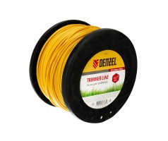 Леска для триммера круглая   2.4 мм, 160 м, на Din катушке Denzel