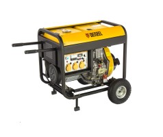 Генератор дизельный DD6300Е, 5.0 кВт, 220 В/50 Гц, 15 л, электростартер Denzel