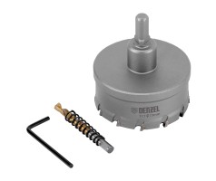 Коронка по металлу твердосплавная, 73 мм Denzel