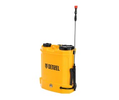 Опрыскиватель ранцевый аккумуляторный D-12LA, 12 л, 12 В, 8 Ач Denzel