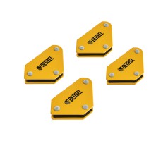 Набор из 4 магнитных фиксаторов для сварочных работ Denzel