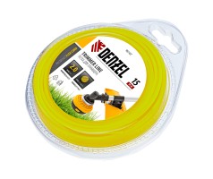 Леска для триммера, круглая 2 мм х 15 м, блистер Flex cord Denzel