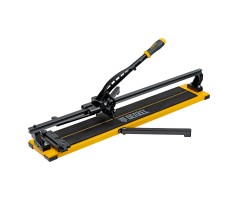 Плиткорез рельсовый 800х16мм, каретка на подш., стальная станина, усил. рукоятка-пенал Denzel