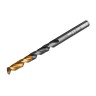 Сверло по металлу, 4,5 мм, HSS-Tin, Golden Tip, 10 шт. Denzel