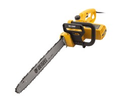 Пила цепная электрическая EDS-2200P, 2.2 кВт,поперечная, шина 45 см, шаг 3/8, паз 1.3 мм, 63 звена Denzel