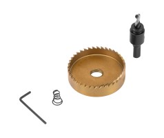 Коронка по металлу HSS, 68 мм, нитридтитановое покрытие Denzel