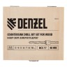 Набор сверл зенкеров по дереву, 3-10 мм, 7 шт Denzel