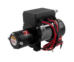 Лебедка автомобильная электрическая LB-2200, 2.2 т, 3.3 кВт, 12 В Denzel