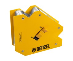 Фиксатор магнитный отключаемый для сварочных работ усилие 55 LB, 45х90х135 град. Denzel