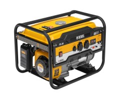 Генератор бензиновый PS 28, 2.8 кВт, 230 В, 15 л, ручной стартер Denzel