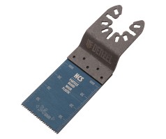 Насадка для МФИ режущая пазовая прямая, HCS, по дереву, 34 х 1.4 мм, мелкий зуб Denzel