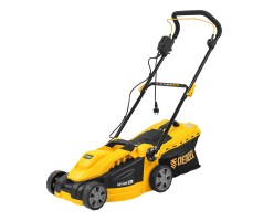 Газонокосилка электрическая GM-1600, 1600 Вт, ширина 36 см, 3 уровя, травосборник 35 л. Denzel
