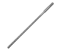 Бур по бетону, цельная крестовая пластина, 8x265 мм, SDS PLUS Denzel