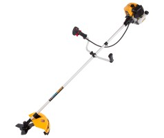 Триммер бензиновый DR-33, 33 см3, неразъемная штанга, состоит из 2 частей Denzel