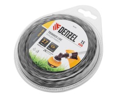 Леска для триммера двухкомпонентная эллипс, 2,7мм х 15м, блистер EXTRA CORD,  Denzel