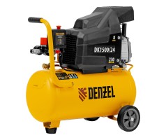 Компрессор воздушный DK1500/24, Х-PRO 1.5 кВт, 230 л/мин, 24 л Denzel