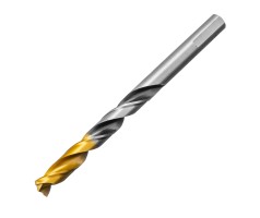 Сверло спиральное по металлу 9 x 125мм, Р6М5, Golden Tip, многогранная заточка Denzel