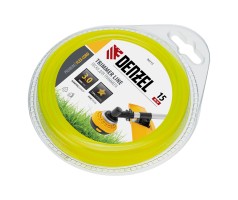 Леска для триммера, звезда 3 мм х 15 м, блистер Flex cord Denzel