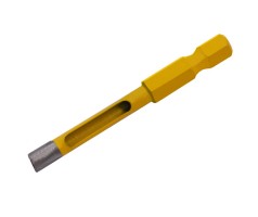 Сверло алмазное по керамограниту, 5 х 35 мм, шестигранный хвостовик Denzel